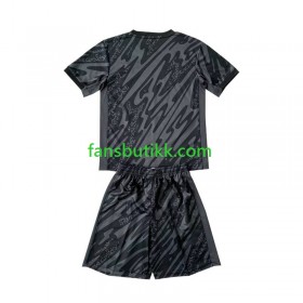 Fotballdrakt Frankrike Keeper Barn Bortetrøye Euro 2024 Kortermet